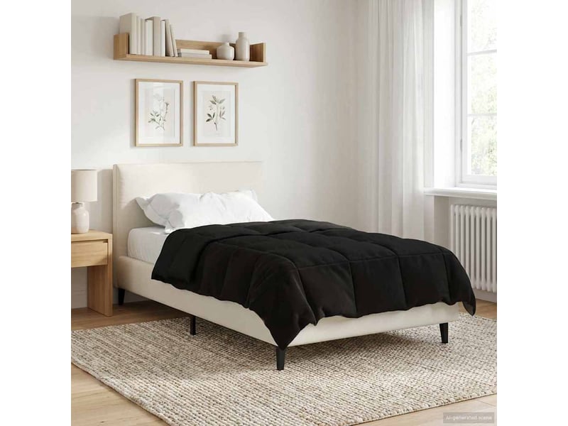  Duvet - couette complet toute l'année 135 x 220 cm 4 saisons noir  - Conforama B