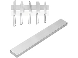 Porte-couteau magnétique 30 cm, bande magnétique pour couteaux en acier inoxydable, plaque aimantée murale, aucun perçage nécessaire, aimant super p