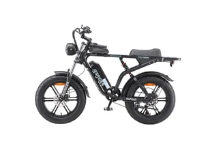 Vélo électrique tout suspendu fat bike jesrider g550, 20 x 4.0, 48v, noir