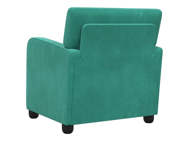 Vidaxl fauteuil turquoise velours - Conforama E