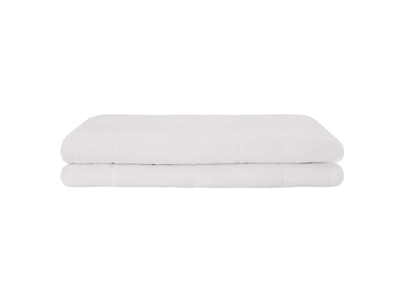  Couverture lestée, couverture pondérée blanc 150x200 cm 11 kg 100% coton 205t shl97846  - Conforama D