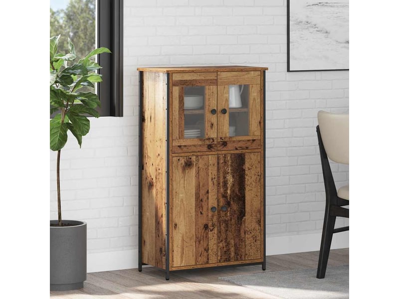  Buffet - haut armoire bois ancien 62 x 32 x 106,5 cm bois d'ingénierie  - Conforama B