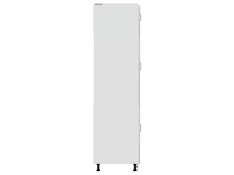  Meuble de rangement, armoire de cuisine lucca gris béton bois d'ingénierie  - Conforama E
