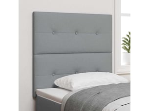 Tete de lit A poser largeur 80 cm <strong></strong> <strong></strong> argenté