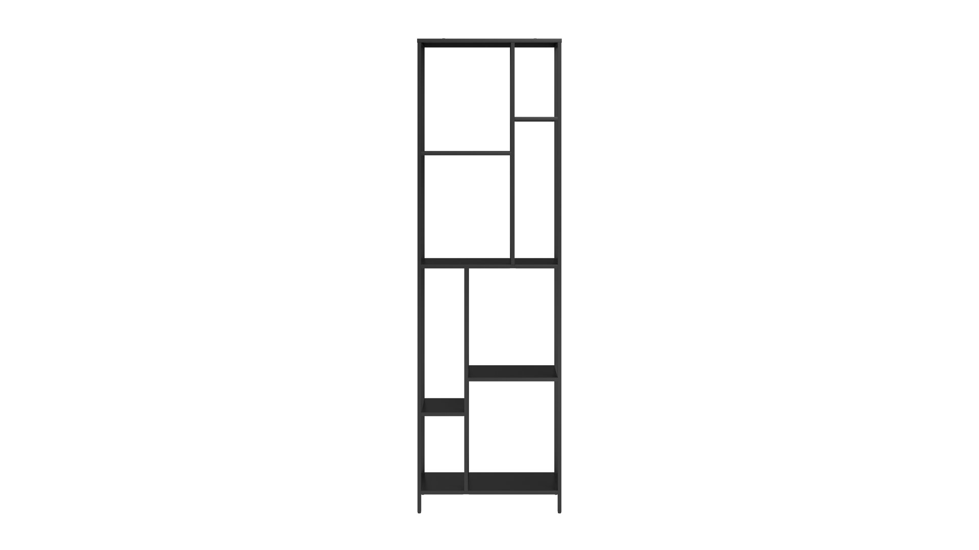 Bibliotheque SOPHIA noir 198 Conforama