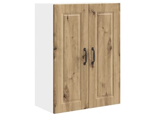 Meuble mural de cuisine, armoire de cuisine chêne artisanal 60x31x80cm