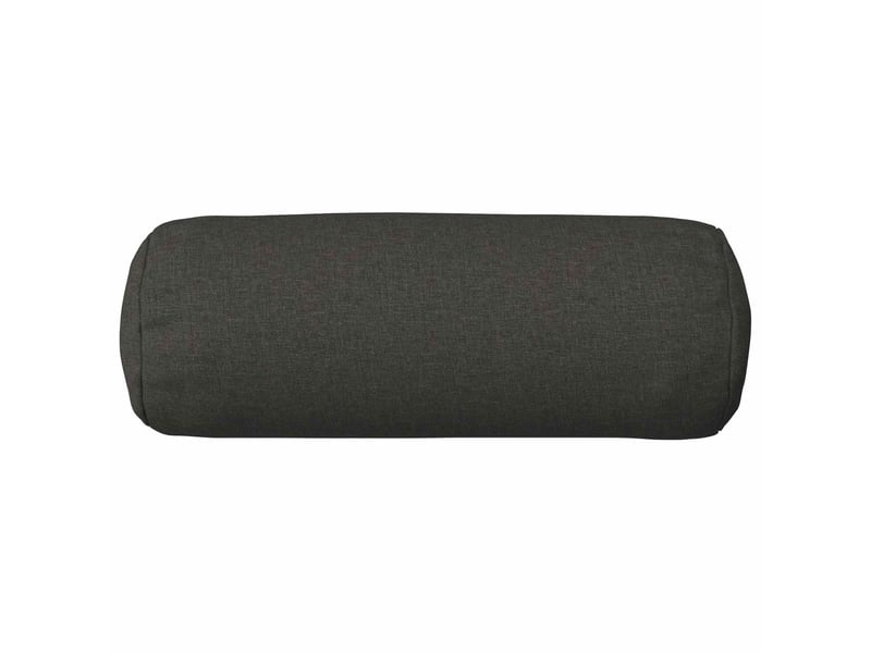 Lot de 6 housses de coussin heerlen gris foncé ø 15 x 40 cm tissu cf49643 - Conforama C