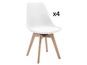Chaises de coiffeuse élégance lot de 4, salle à manger, bureau, salon et fauteuils d'appoint uniques