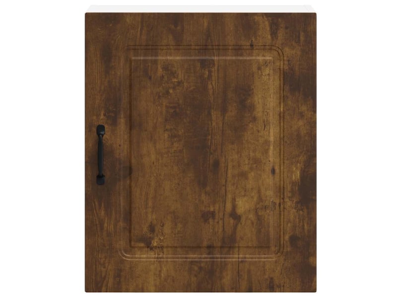 Meuble de rangement, armoire murale de cuisine kalmar en chêne fumé et bois d'ingénierie - Conforama E