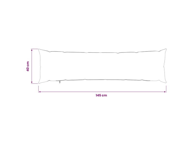  Lot de 2 housses de coussin heerlen gris foncé 40 x 145 cm tissu cf49109  - Conforama E