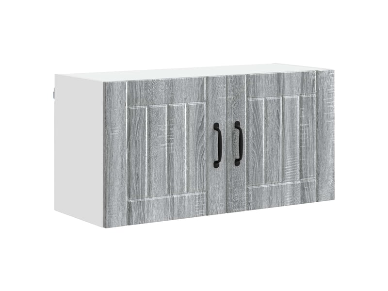 Meuble mural de cuisine, armoire de cuisine sonoma gris 80x31x40cm - Conforama A