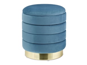 Pouf / repose pied HELLOSHOP 26  bleu