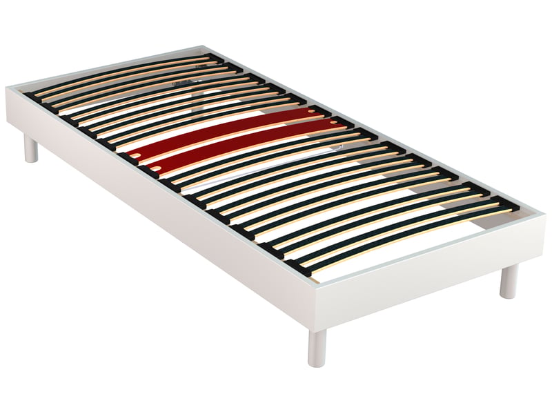 Sommier avec cadre � lattes 90x190 cm NIGHTITUDE COMFORT KIT - Conforama A