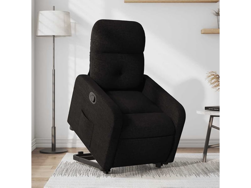  Fauteuil inclinable, fauteuil relax noir tissu shl59961  - Conforama B