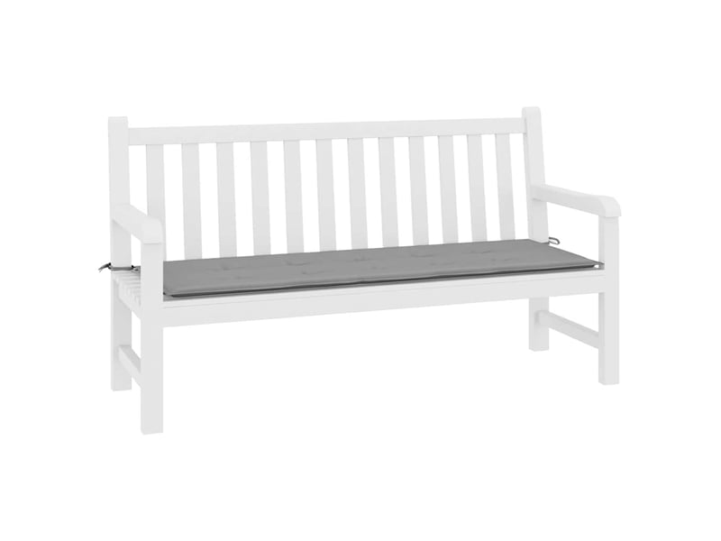  Coussin de banc de jardin, coussin d'assise gris 200x50x3 cm tissu oxford cf52731  - Conforama C