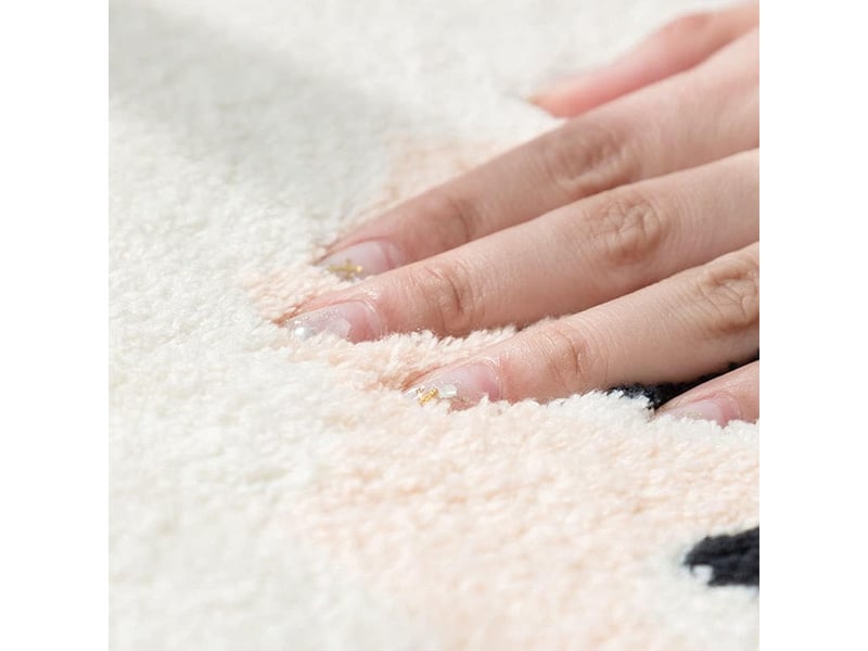  Tapis de porte demi-rond, doux antidérapant tapis entrée intérieur lavable tapis paillasson pour entrée de la cuisine, couloir, d'entree extérieur (4  - Conforama B