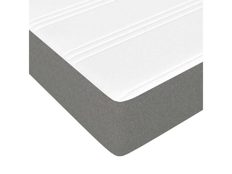 Matelas de lit à ressorts ensachés fermeté moyenne gris foncé 100x200x20 cm - Conforama E