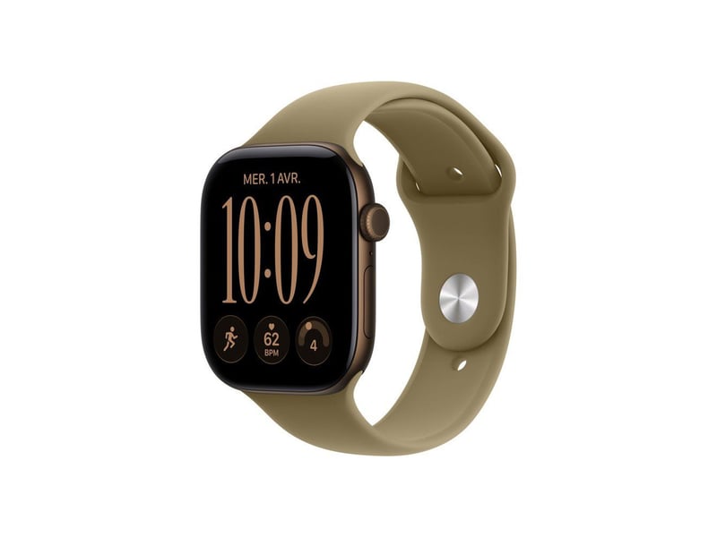  Montre connectee 46mm gps oled retina s11 ecg detection chute bronze fonce MJEQ4ZRA - Conforama A