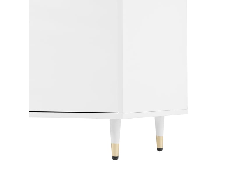  Meuble à chaussures 140x39x84 cm, rangement pour 24 paires de chaussures, 2 tiroirs, 2 étagères réglables, design minimaliste  - Conforama E