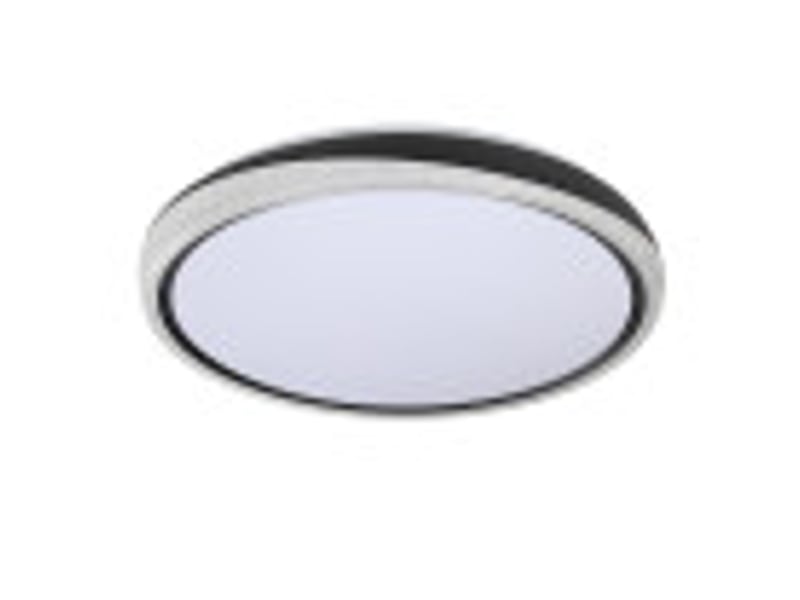  Plafonnier led fabrilamp charro noir 72 w 6480 lm 3000-4000-6000 k ø40 cm télécommande 244084009 - Conforama B