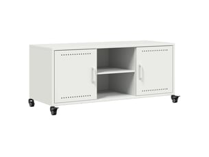 Meuble tv coloris blanc 100.5 cm <strong></strong>  <strong></strong>