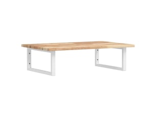 Étagère de vasque | étagère murale acier et bois massif d'acacia shl5088