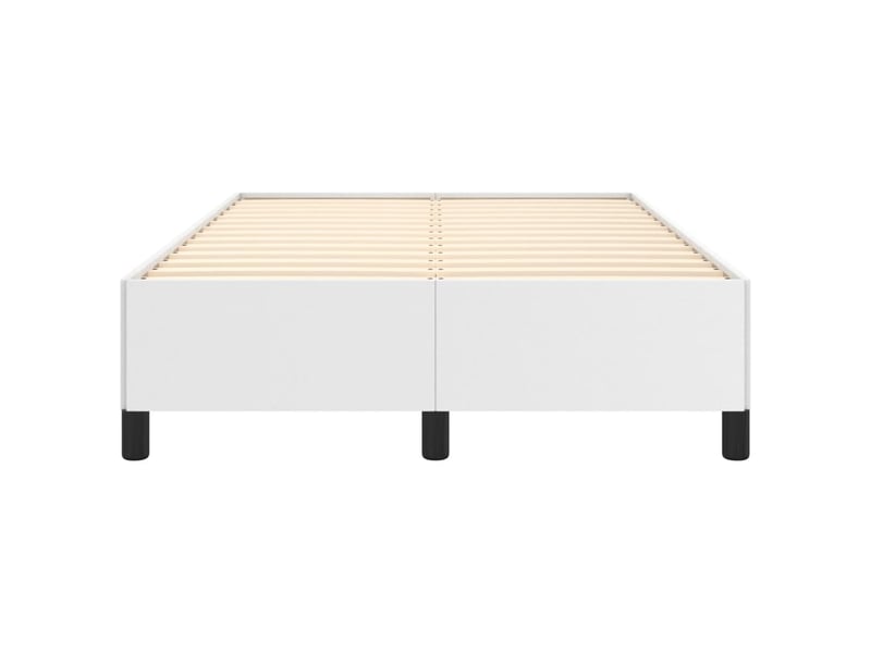  Lit double- lit adulte -  cadre de lit sans matelas blanc 120x190 cm similicuir  - Conforama D