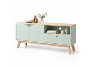 Meuble tv coloris bicolore 120 cm KOVIEA  
