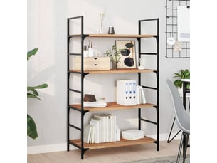 Étagère flottante, panneau de bois 100x40x2 cm acacia massif finition à l'huile cf41559