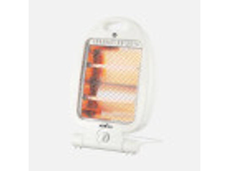  Fabrilamp dustin chauffage radiant à quartz 800 w, 2 puissances, blanc, 35 × 23 × 16,5 cm 279020801 - Conforama B