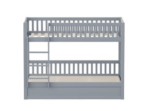 Lit superposé 90x200 cm MAISONORA coloris gris