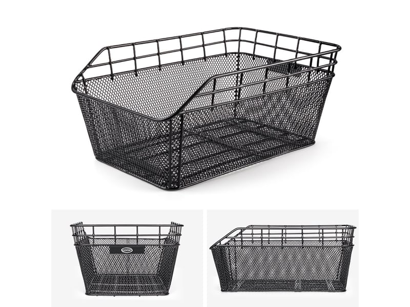 Panier à vélo arrière avec filet à bagages réglable et housse imperméable  - Conforama A