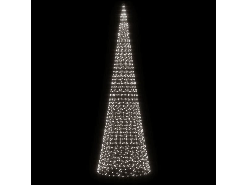  Sapin de noël, arbre de noël à led 1534 led blanc 500 cm cf60981  - Conforama C