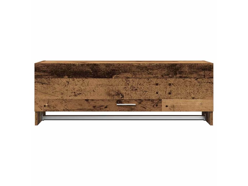  Garde-robe, armoire de rangement vieux bois 100x32,5x35 cm bois d'ingénierie  - Conforama D