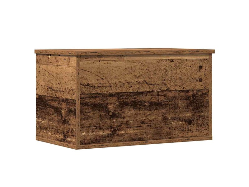  Boîte de rangement, coffre de rangement bois ancien 60x35x35 cm  - Conforama A
