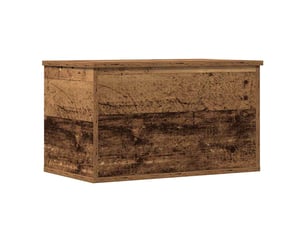 Boîte de rangement, coffre de rangement bois ancien 60x35x35 cm