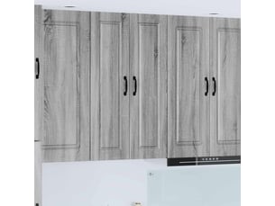 Meuble mural de cuisine, armoire de cuisine gris sonoma 30x31x100cm