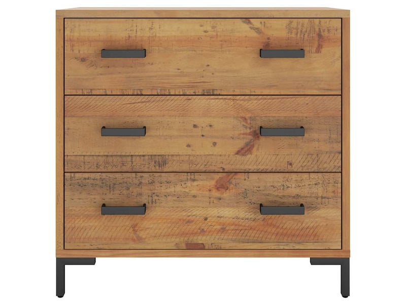  Commode chambre adulte, armoire à tiroirs 75x35x70 cm bois de pin massif  - Conforama C