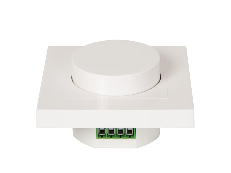 Variateur d'intensité lumineuse mural led blanc - lucide  - Conforama B