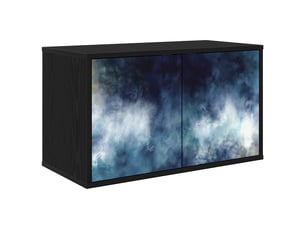 Meuble tv coloris noir 69 cm   