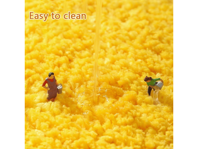  Tapis de salle de bain au citron, tapis antidérapant aux fruits, tapis de cuisine, décoration de salle de bain jaune citron, tapis amusant pour enfant  - Conforama C