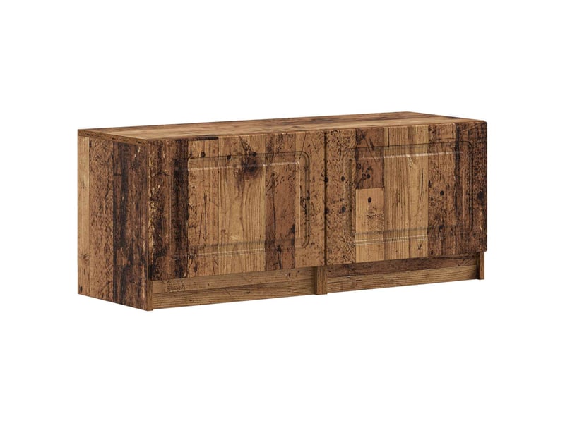  Meuble tv - banc tv - meuble de rangement led utrecht 3 pcs bois ancien bois d'ingénierie  - Conforama D