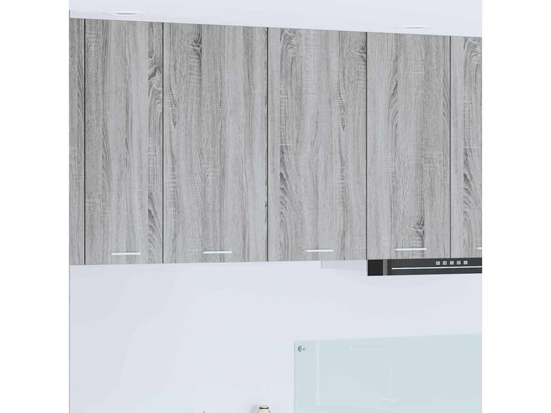  Meuble de rangement, armoire suspendue gris sonoma 80x31x80cm bois d'ingénierie shl1210  - Conforama B
