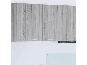 Meuble de rangement, armoire suspendue gris sonoma 80x31x80cm bois d'ingénierie shl1210