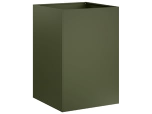 Jardinière - cache-pot de jardin vert olive 40 x 40 x 75 cm