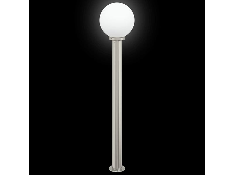 Lot de 3 borne lumineuse 120 cm acier inoxydable ip44 - Conforama E