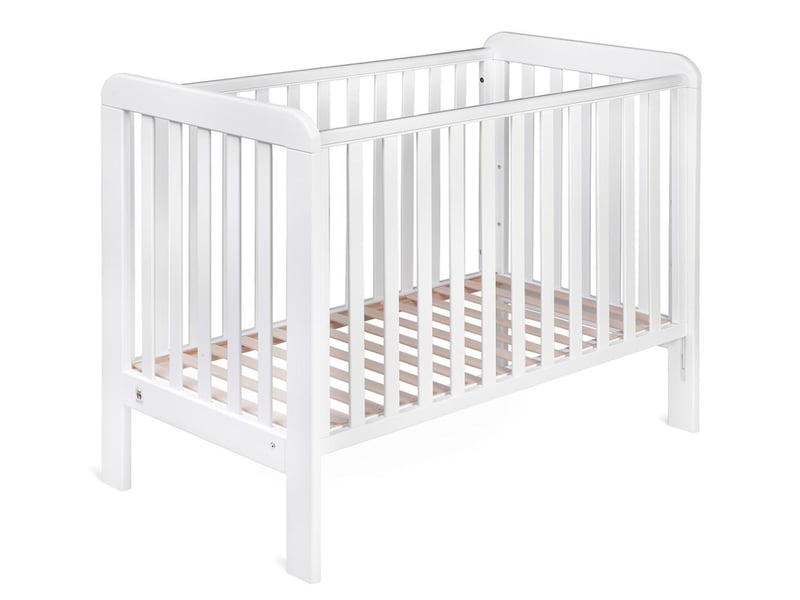 Yappylull - lit bébé 120x60 cm - blanc 4754010388608 - Conforama D