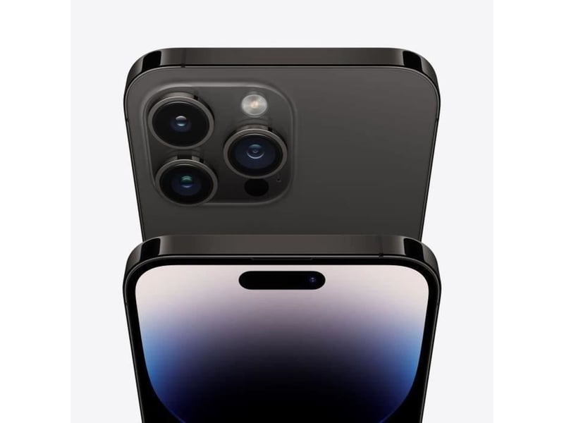  Smartphone 14 pro 256 go triple camera space black  - Conforama D