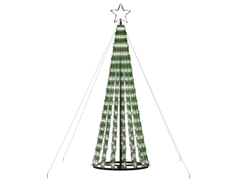  Sapin de noël, arbre de noël à led 275 led blanc froid 180 cm cf60987  - Conforama D