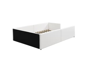 Lit 2 places 140x200 cm ELVMI   coloris blanc